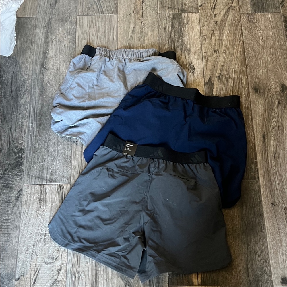 adidas Men's Athletic Shorts - Gray, Navy, Black
